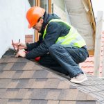 Roofer builder worker