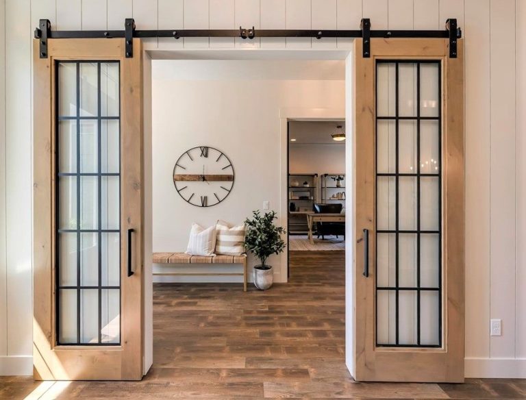 glass door