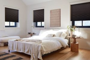 Modern interior spaces feel better with stylish motorized blinds