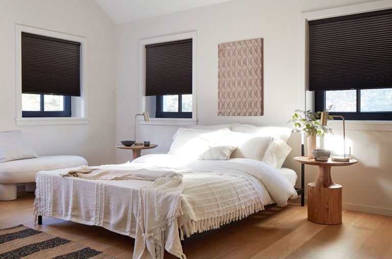 Modern interior spaces feel better with stylish motorized blinds